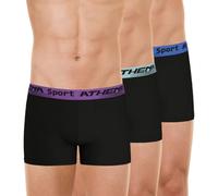 Athena Daily Sport Cotton Lc19 underwear Man, Black Belt Purple/Black Belt Glacier/Black Blue Belt, XL