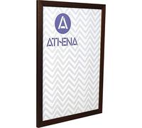 Athena Dark Mahogany Thin Premium Wood Picture Frame 40 x 50cm - 40 x 50 cm Square Frame - Photo Frame - 40x50 Frame Mahogany with Clear Styrene Sheet & Wall Mounted Hook - 50 x 40 cm