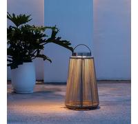 Athena Garden Light - Large - Solar - Light Grey Aluminium