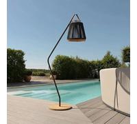 Athena Garden Light - Small - Solar - with Stand - Charcoal Stainless Steel