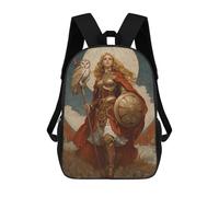 Athena Goddess Cute Backpack for Women Men Lightweight Shopping Travel Daypack 17 In Bag