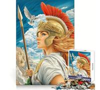 Athena, Goddess of War for Adults 1000 Piece Jigsaw Puzzle Brain Strength Cozy Pastime Firm Interlock Thoughtful Gift (38x52cm)