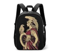 Athena Goddess of Wisdom Casual Daypack Daily Backpacks Travel Shoulder Bag with Adjustable Straps for Women Men