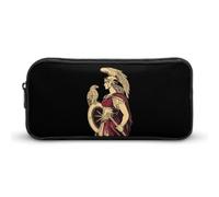 Athena Goddess of Wisdom Funny Pen Case Pencil High Capacity Pouch Stationery Bag Makeup Cosmetic Organizer For Men Women