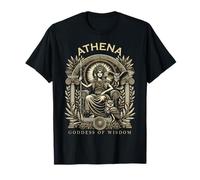 Athena Goddess of Wisdom Olympians Ancient Greek Mythologist T-Shirt