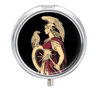 Athena Goddess of Wisdom Pill Case 3 Compartment Pillbox
