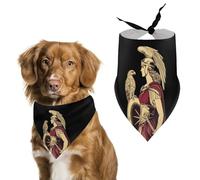 Athena Goddess of Wisdom Printed Dog Bandanas Pet Scarf Triangle Adjustable Kerchief Accessories for Cat Dog