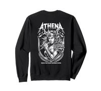 Athena Goddess Rock Frontwoman Olympus Rock and Roll BACK Sweatshirt