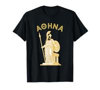 Athena Golden Greek Goddess T-Shirt