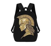 Athena Gr oddess Backpack 17 Inch Travel Laptop Daypack Large Capacity Shoulder Bag for Men Women