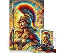 Athena, Gr oddess Jigsaw 1000 Pieces for Teenagers Analytical Skill Mindful Leisure Tight Join Holiday Treat (50x75cm)