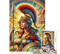 Athena, Gr oddess Jigsaw Puzzle 1000 Piece for Teenagers Serene Peaceful Play Activity Peaceful Calm Stress Relief (50X75cm)