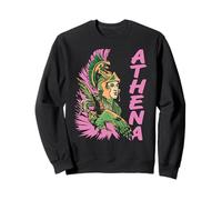 Athena Greek Goddess Owl Wisdom Warrior Helmet Power Sweatshirt
