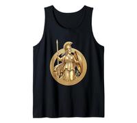 Athena Gr oddess Warrior Ancient Greek Mythology Tank Top