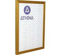 Athena Honey Oak Thin Block Premium Wood Picture Frame A3-29.7 x 42 cm A3 Frame - Photo Frame - A3 Frame Oak with Clear Styrene Sheet & Wall Mounted Hook - 42 x 29.7 cm