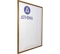 Athena Honey Oak Thin Premium Wood Picture Frame 24" x 18" - 24 x 18 Frame - Photo Frame - 24x18 Frame Oak with Clear Styrene Sheet & Wall Mounted Hook - 18 x 24 Inches