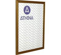 Athena Honey Oak Thin Premium Wood Picture Frame 40 x 50cm - 40 x 50 cm Square Frame - Photo Frame - 40x50 Frame Oak with Clear Styrene Sheet & Wall Mounted Hook - 50 x 40 cm