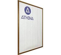 Athena Honey Oak Thin Premium Wood Picture Frame - 61 x 91.5cm - Photo Frame - Oak with Clear Styrene Sheet & Wall Mounted Hook - 91.5 x 61 Inches