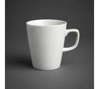 Athena Hotelware Latte Mugs 400ml Made of Porcelain Dishwasher Safe Pack of 12