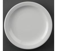 Olympia Athena Narrow Rimmed Plates 205mm/8" (12 Pack)