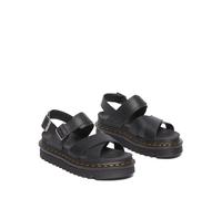 Athena Leather Sandals Black