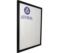 Athena Matt Black Block Premium Wood Picture Frame (36" x 24") Portrait or Landscape Photo Frame with Clear Styrene Sheet & Wall Mounted Hook for Photos, Pictures, Posters, Certificate Frame