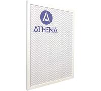 Athena Matt White Thin Block Premium Wood Picture Frame 50 x 70cm - 50 x 70 cm Frame - Photo Frame - 50x70 Frame Matt White with Clear Styrene Sheet & Wall Mounted Hook - 70 x 50 cm