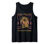 Athena Medusa Artemis Distressed Band Tee Goddess Tank Top