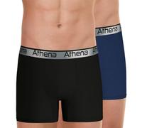 Athéna Men's Adjust Underwear, Noir/BLEU, S