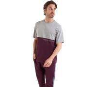 Athena Men's Club Pajama Set, Brick Low Navy, S