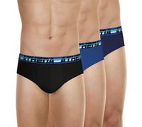 Athéna Men's COTON Underwear, NOIR/BLEU/MARINE,
