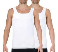 Athena Men's Duo Choc Vest, White (White), M (Pack of 2)