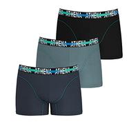 Athena Men's Endurance 24H LN49 Underwear, GRIS/Jean/Noir, M