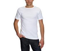 Athena Men's Ts Coton Bio L260 T-Shirt, White/White, L (Pack of 2)