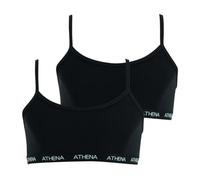 Athena My Petits Prix, Set of 2 Girls' Bras Underwear, Black, 16 Years