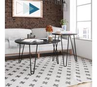 Athena Nesting Tables in Black by Dorel Novogratz