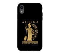 Athena Owl Spear Olive Branch Wisdom Greek Mythology Art Case for iPhone XR
