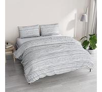 Athena Sofia Grey Double Duvet Cover Set Made in Italy