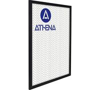 Athena Thin Black Ash Picture Photo Frame (A2 Size, 59.4 x 42 cm) Portrait or Landscape Photo Frame with Clear Styrene Sheet & Wall Mounted Hook for Photos, Pictures, Posters, Decor, Certificate Frame