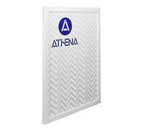 Athena Thin Matt White Picture Frame (40 x 50 cm) Portrait or Landscape Photo Frame with Clear Styrene Sheet & Wall Mounted Hook for Photos, Pictures, Posters, Decor, Certificate Frame