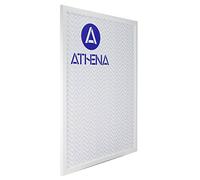 Athena Thin Matt White Picture Frame (50 x 70 cm) Portrait or Landscape Photo Frame with Clear Styrene Sheet & Wall Mounted Hook for Photos, Pictures, Posters, Decor, Certificate Frame