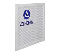 Athena Thin Matt White Picture Frame (60 x 60 cm) Portrait or Landscape Photo Frame with Clear Styrene Sheet & Wall Mounted Hook for Photos, Pictures, Posters, Decor, Certificate Frame