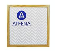 Athena Thin Oak Finish Picture Photo Frame (60 x 60 cm) Portrait or Landscape Photo Frame with Clear Styrene Sheet & Wall Mounted Hook for Photos, Pictures, Posters, Decor, Certificate Frame