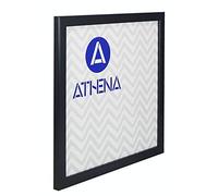 Athena Thin Satin Black Picture Frame (60 x 60 cm) Portrait or Landscape Photo Frame with Clear Styrene Sheet & Wall Mounted Hook for Photos, Pictures, Posters, Decor, Certificate Frame