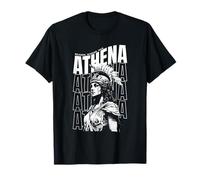 Athena Warrior Goddess World Tour Dark Academia Distressed T-Shirt