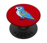 Athenian Owl - Greek Evil Eye - Evil Eye Athenian Owl PopSockets Adhesive PopGrip