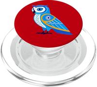 Athenian Owl - Greek Evil Eye - Evil Eye Athenian Owl PopSockets PopGrip for MagSafe