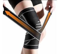Athenix Medical Professional knee sleeve with velcro support, knee brace, knee support, Knee pain relief, Workout, Arthritis, Joint Recovery, running, gym, men and women (XL)
