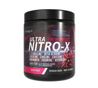 ATHENIX® Ultra Nitro-X Pre-Workout | Berry Punch | 5000 mg L-Citrulline + 2500 mg Beta-Alanine + Creatine, Caffeine, AstraGin® | Explosive Energy, Focus & Pumps | 28 Servings | Made in Germany