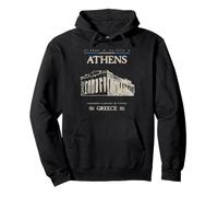 Athens Acropolis Vintage Travel Pullover Hoodie